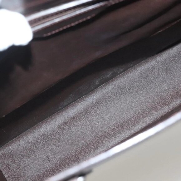 LOUIS VUITTON Epi Sac Plat Hand Bag Mocha LV Auth - Picture 13 of 16